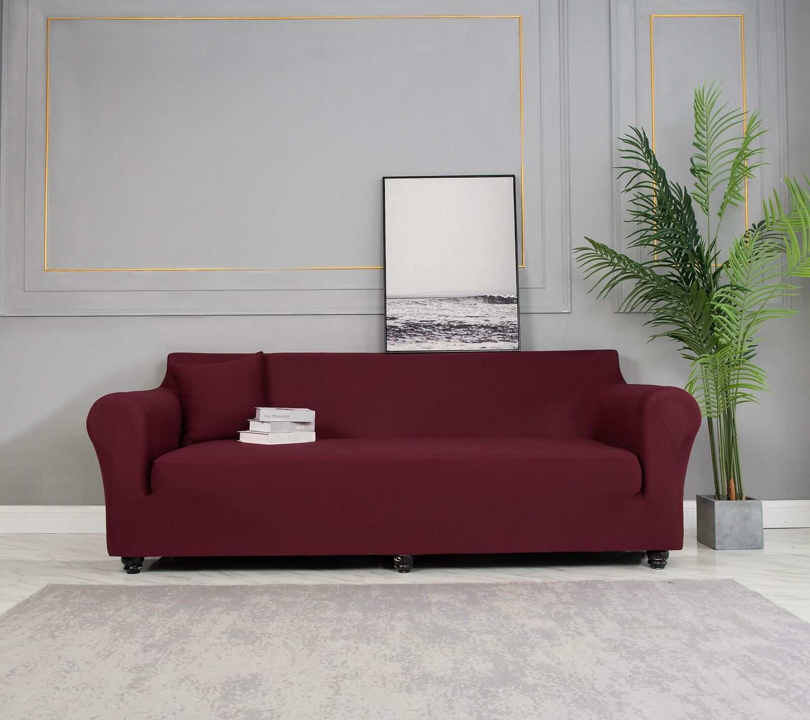 1/2/3 Seater Elastic Sofa Covers Slipcover Settee Stretch Floral Couch Protector