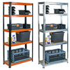 5 Tier Heavy Duty Metal Shelves Garage Racking Shelving Boltless Storage Unit