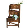 Retro Creative Wooden Plant Flower Pot Display Stand Shelf Storage Rack Holder