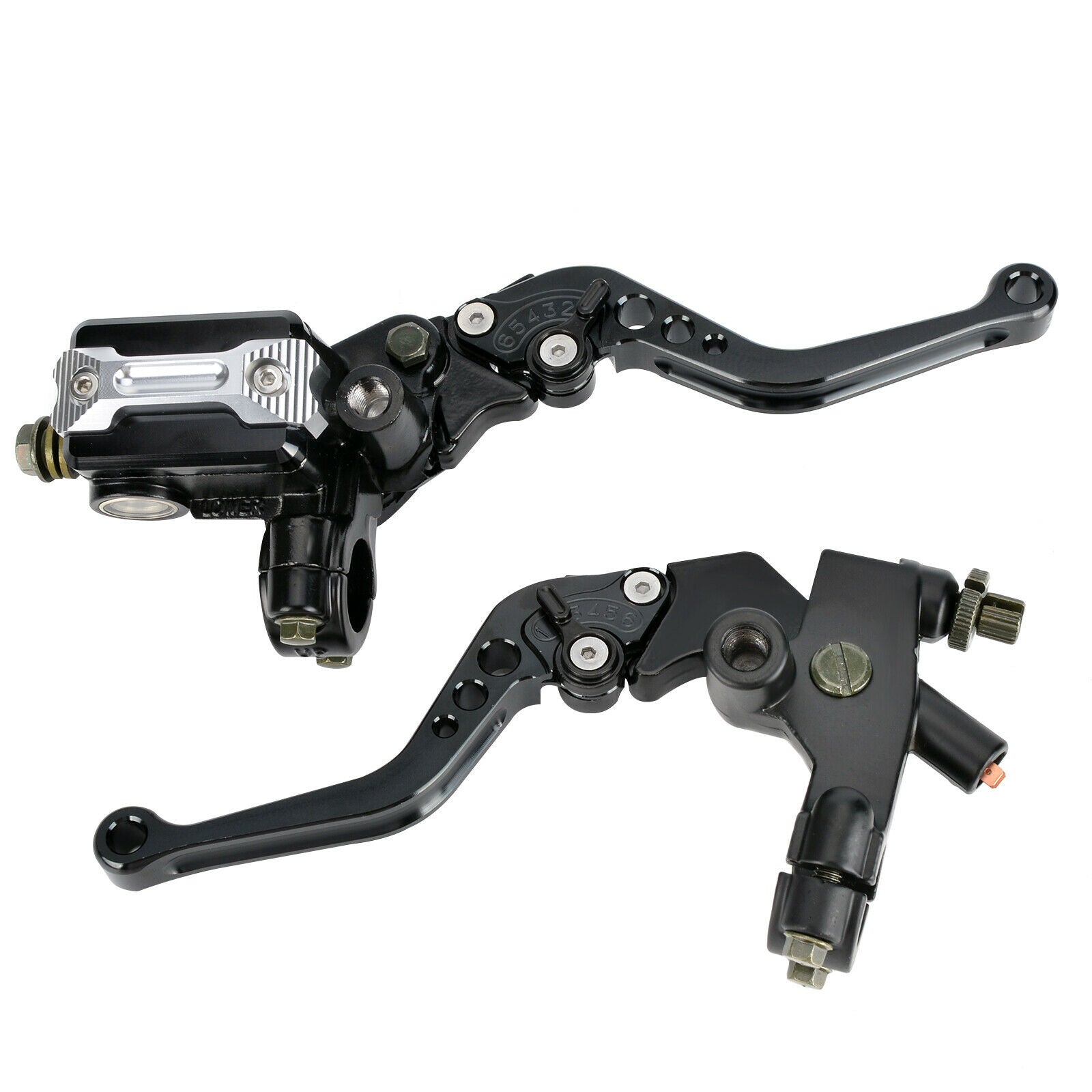 7/8'' Motorcycle Motorbike Front Brake Clutch Master Cylinder Lever Reservoir UK