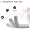 Adjustable Lazy Floor Sofa Chair Lounge Seat Gaming Couch Bed for Living Room