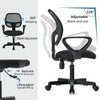 Adjustable Office Chair Back Support Swivel Lift Chair Computer Desk Task Chairs