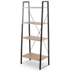 4-Tier Storage Rack Bookcase Display Plants Stand Shelf Metal Frame Ladder Shelf