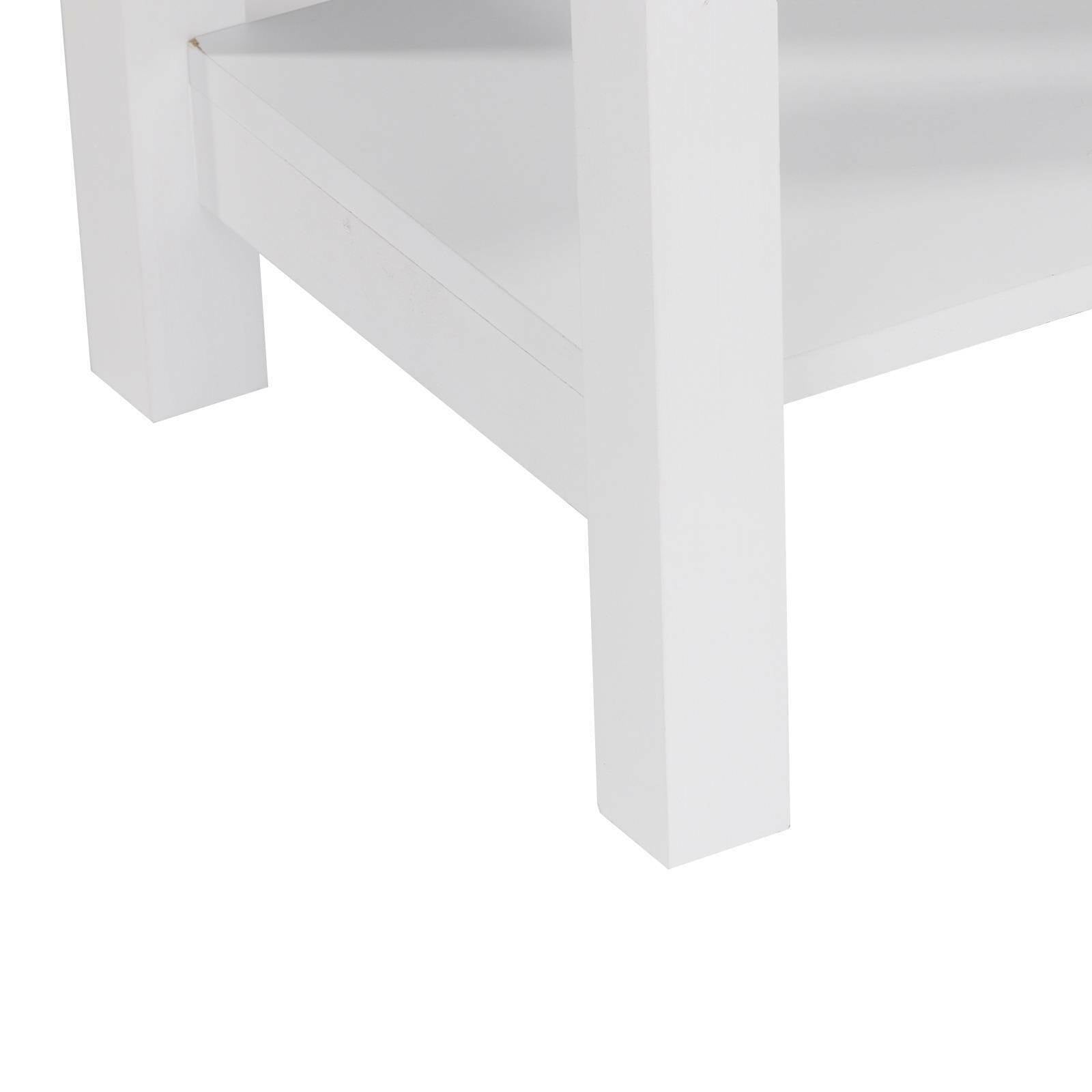 2X White Nightstand Bedside Table Chest Pine Side Cabinet Storage Bedroom UK