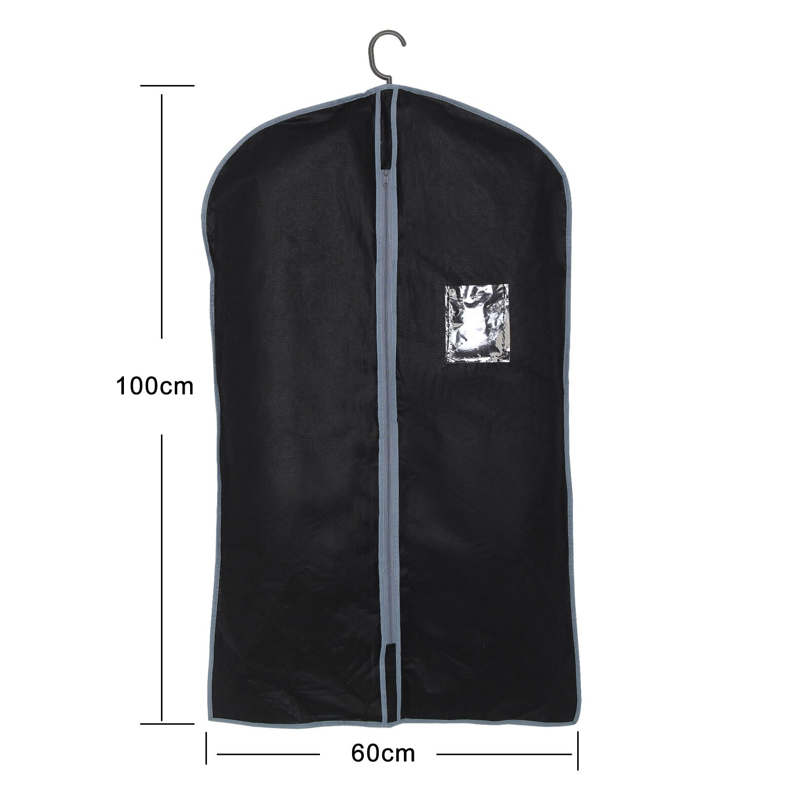 5xBreathable ZipUp Hanging Suit Dress Coat Garment Bag Clothes Cover Dustproof A