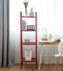 Metal Ladder Storage Shelve Unit Corner Plant Display Rack Book Stand Bath Shelf