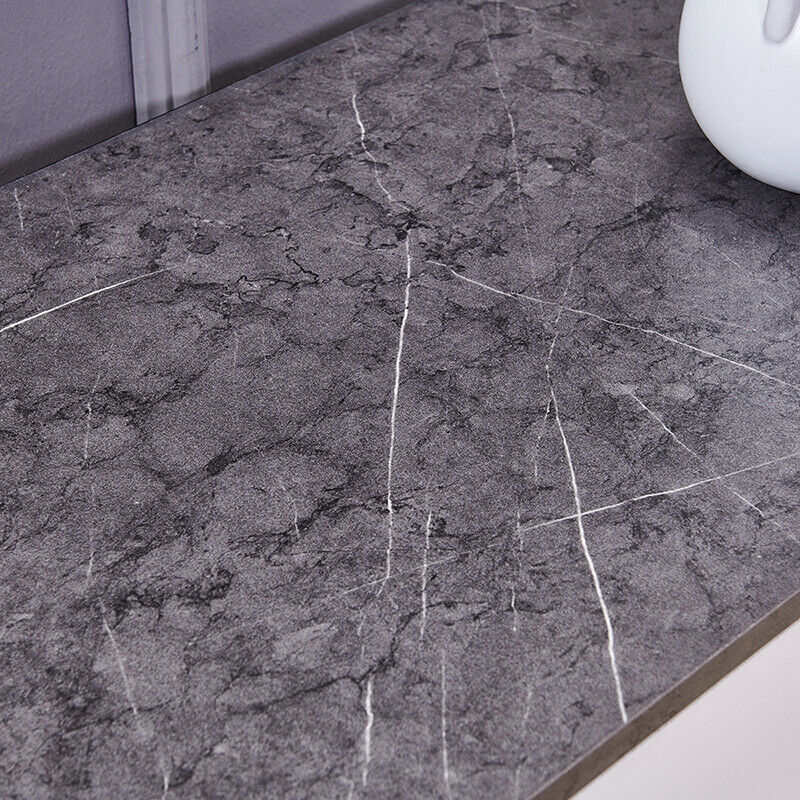 Sideboard Cabinet Cupboard Display Unit Storage Furniture Marble Effect+White BN