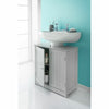Bathroom Under Sink Cabinet Storage Unit - Grey
