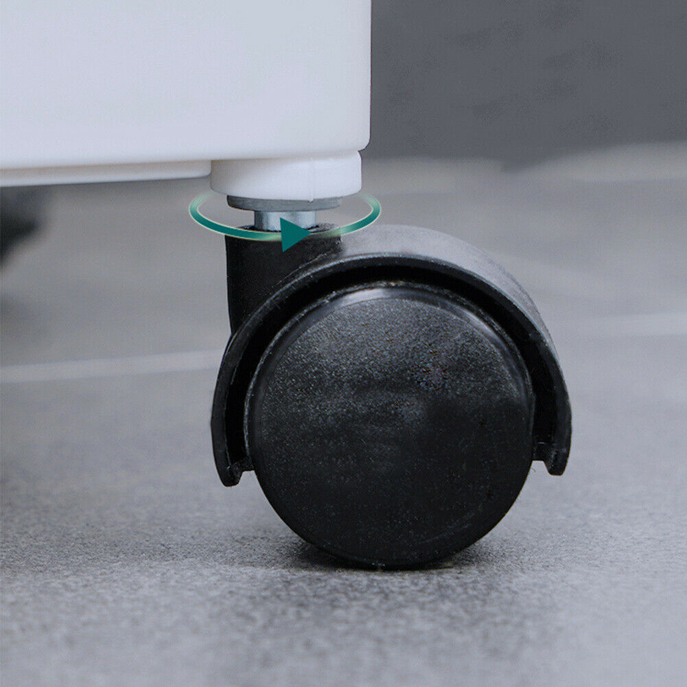 3/4/5 Tier Kitchen Slim Slide Out Trolley Cart Salon Storage Holder Wheeled Cart