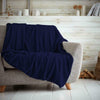 LUXURY TEDDY FLEECE POPCORN THROW OVER FOR SOFA BED BLANKET TRAVEL WARM & COSY