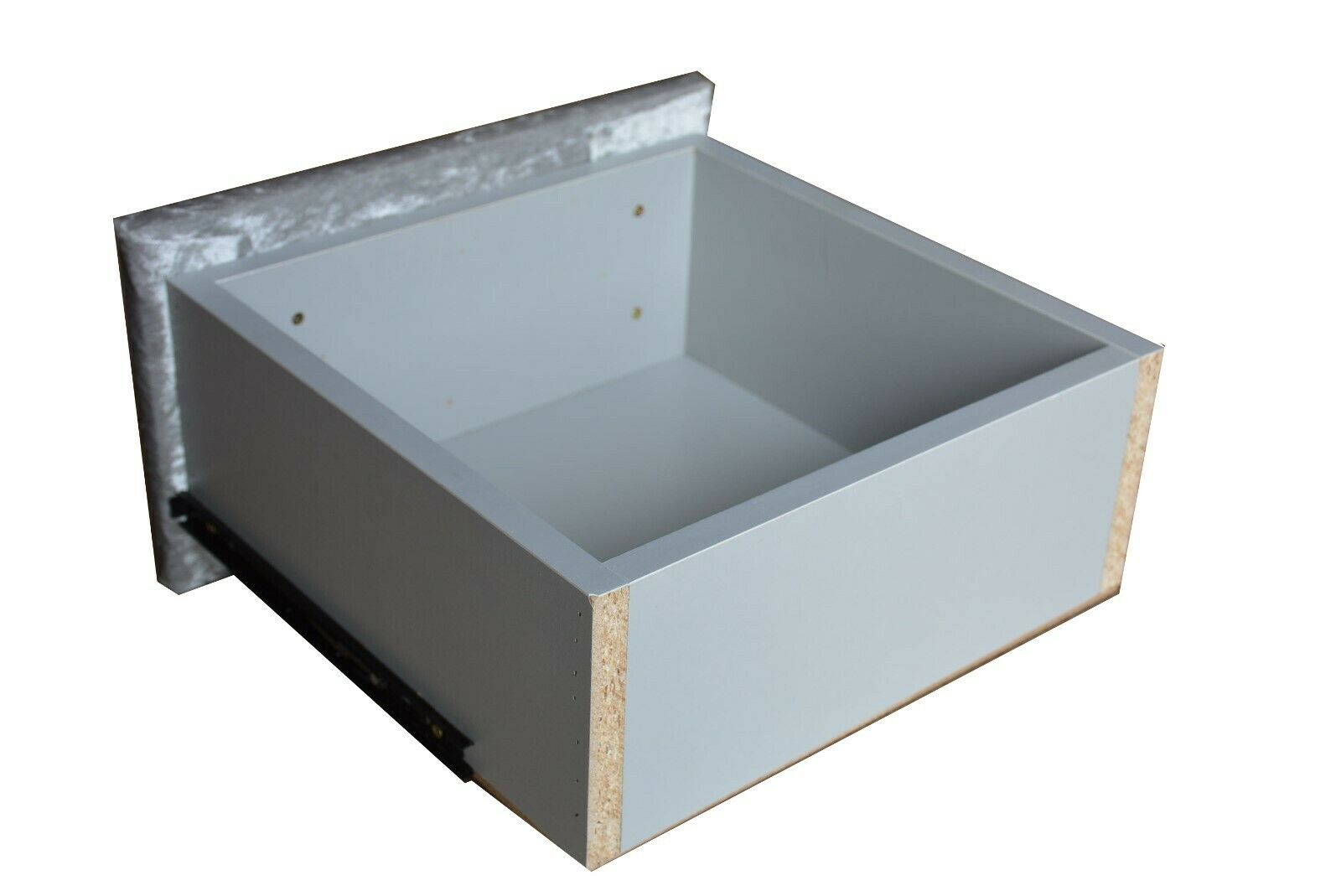 Modern Bedside Fabric Table 2 Drawer Silver Crushed Velvet Nightstand Cabinet