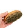 Gents Mens Boar Bristle Shaving Moustache Beard Brush And Comb Set Kit Wooden