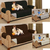 Quilted Sofa Cover Furniture Protector Throw Waterproof WITH STRAP