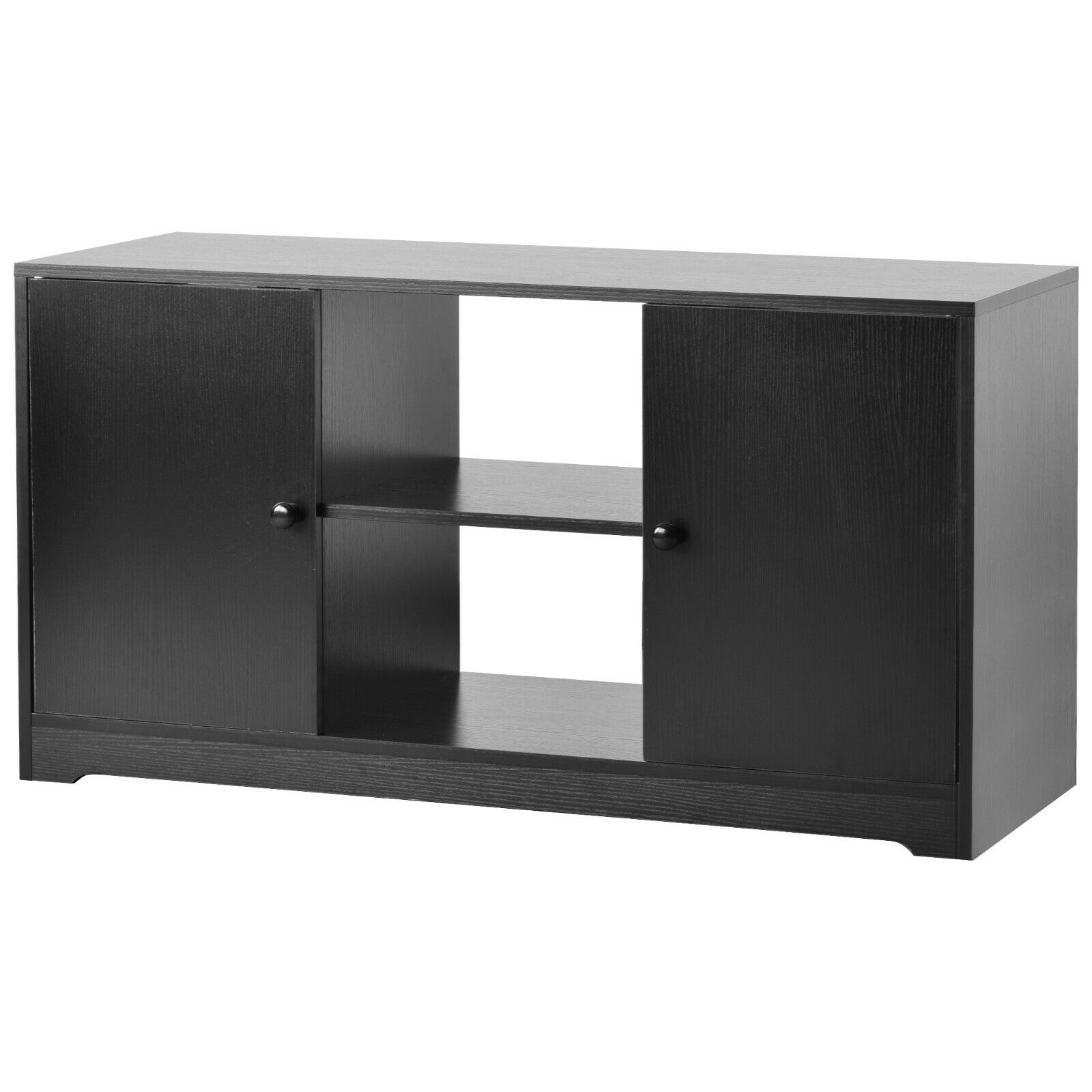 Modern Unit Wooden TV Cabinet Stand Unit Table With Shelves Cupboard Furniture