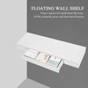 Wall Mounted Shelf 1 Drawer Floating Bedside Table Shelf Cabinet Nightstand Rack