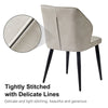 2× Kitchen Dining Chairs Faux Leather Soft Seat Angel Back Restaurant Chair Set