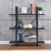 3 Tiers Bookshelf Bookcase Industrial Book shelves Display Unit Living Room Home