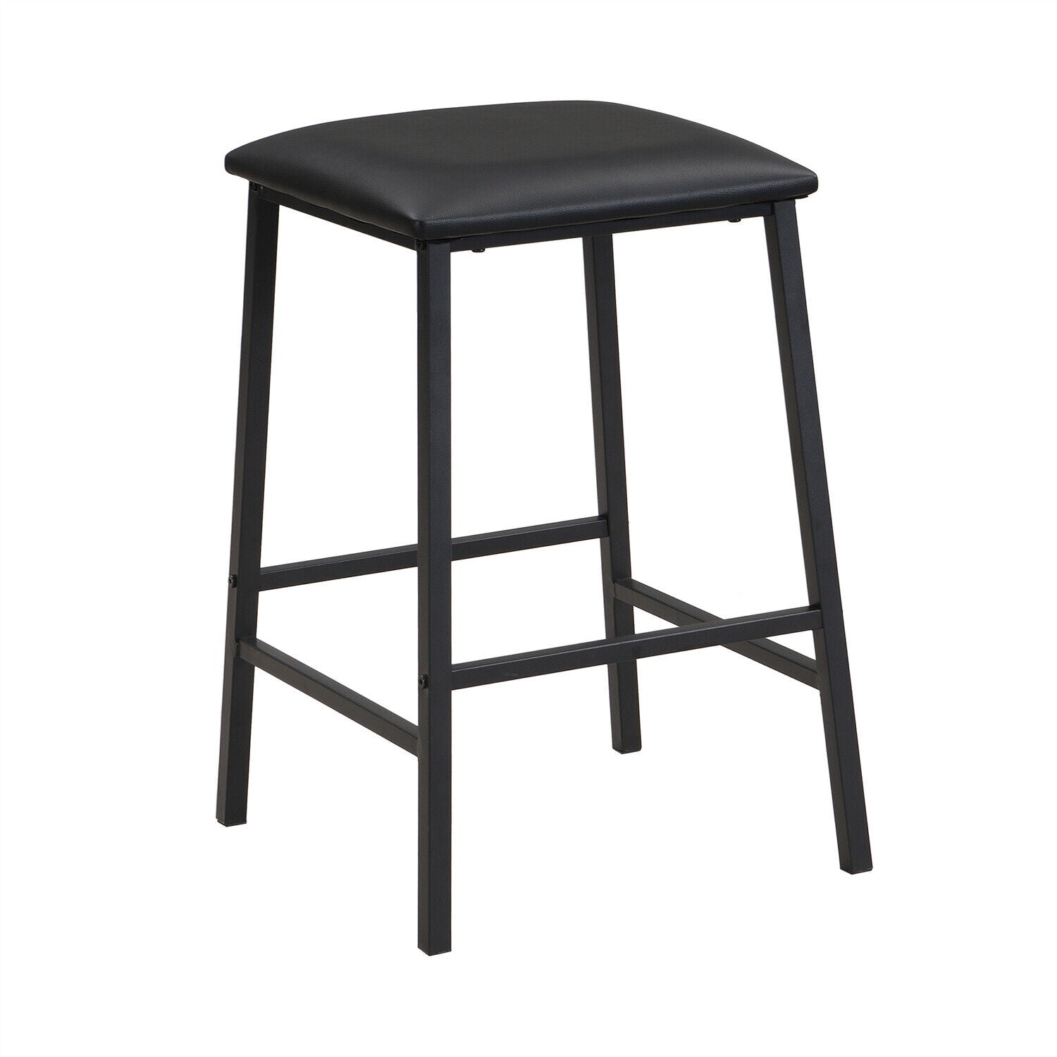 Dining Set Breakfast Bar Table and 3 Stools Industrial Kitchen Dining Room HT