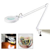 22W Large Desk Magnifier Magnifying Lamp Eyelash Lamp Salon Surgery Beauty White