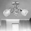 LED Crystal Ceiling Light Chandelier 3 way Lamp Kitchen Bed Living room Lights