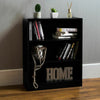 Cambridge 3 Tier Low Bookcase Display Shelving Storage Unit Wood Stand Shelves