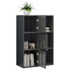 High Gloss Display Cabinet Sideboard Side Table Cupboard Storage Unit Shelf