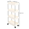 Slim Slide Out Kitchen Trolley Rack Holder Storage Shelf Organiser Mobile Stand
