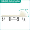 3 IN 1 Sofa Bed Folding Lounge Chair Sleep Convertible Chair Height Adjustable