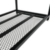 2 Tier Coffee Table Industrial Wooden Rectangle Living Room Table Metal Shelf