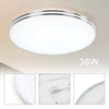 36W Bright Round LED Ceiling Light Panel Down Living Room Bathroom Wall Lamp (36W Silver Frame)