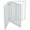 4 Panel Folding Pet Gate Dog Cat Fence Child Safety Barrier Indoor Free Standing