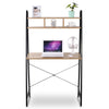 3 Tier PC Computer Desk Writing Study Table Office Workstation Wooden+Metal