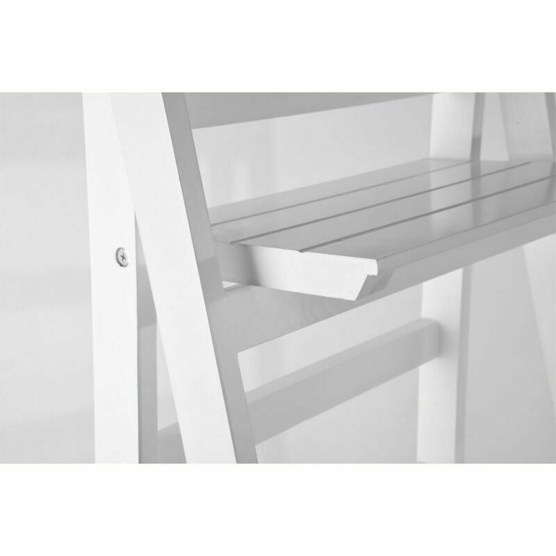 3&4 Tier Wooden Ladder Shelf Storage Home Display Unit Plant Flower Shelves