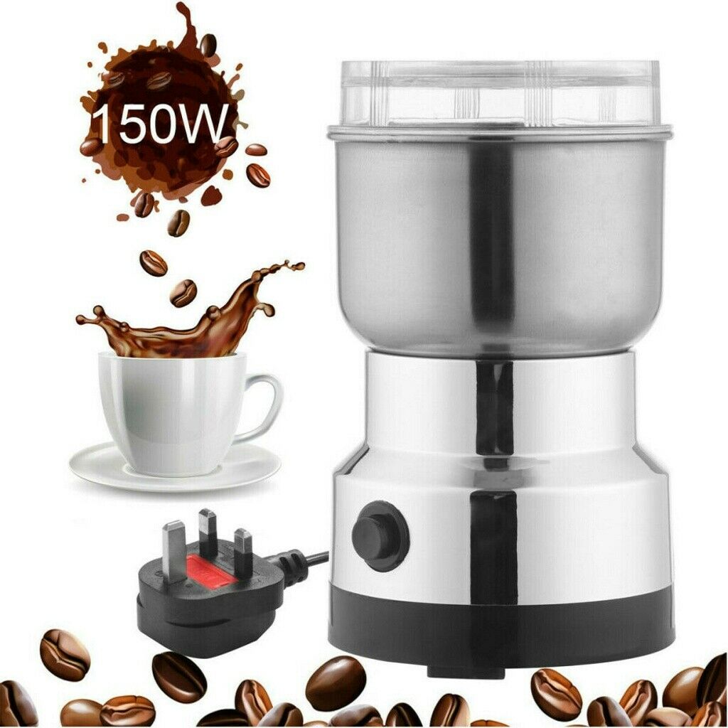 220V Electric Coffee Grinder Milling Nut Bean Spice Matte Blade Grinding  Blender