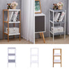 3 Tier Wooden Storage Shelves Hallway Corner Display Plant Stand Organiser Shelf