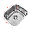 Stainless Steel Kitchen Sink Commercial Catering Single Double Bowl Drainer Kit