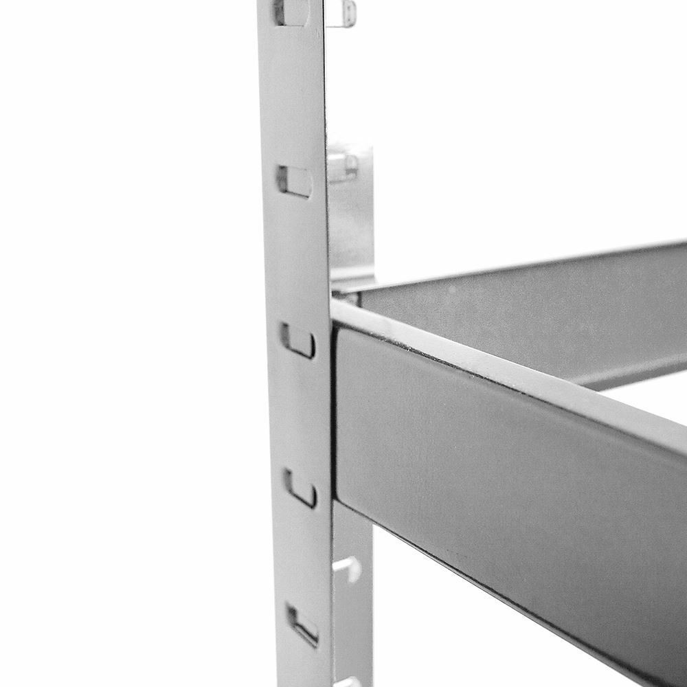 5 Tier Shelf Large 3 Bay Galvanised Heavy Duty Garage Warehouse Shelves Storage