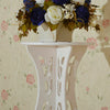 Small Round Side Table Beside Tea Coffee Lamp Plant Stand Modern White Furniture