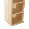 Media Storage Cabinet CD Shelf Organizer Tower Rack