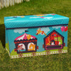 LARGE TOY BOX KIDS BOYS GIRLS STORAGE SEAT STOOL BOOKS CLOTHES CHEST CHILDREN
