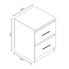 High Gloss Grey Bedside Cabinet. Premium Collection. ALL GREY GLOSS PANELS