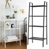 4Tier Retro Corner Ladder Shelf Book Shelves Display Stand Storage Shelving Unit