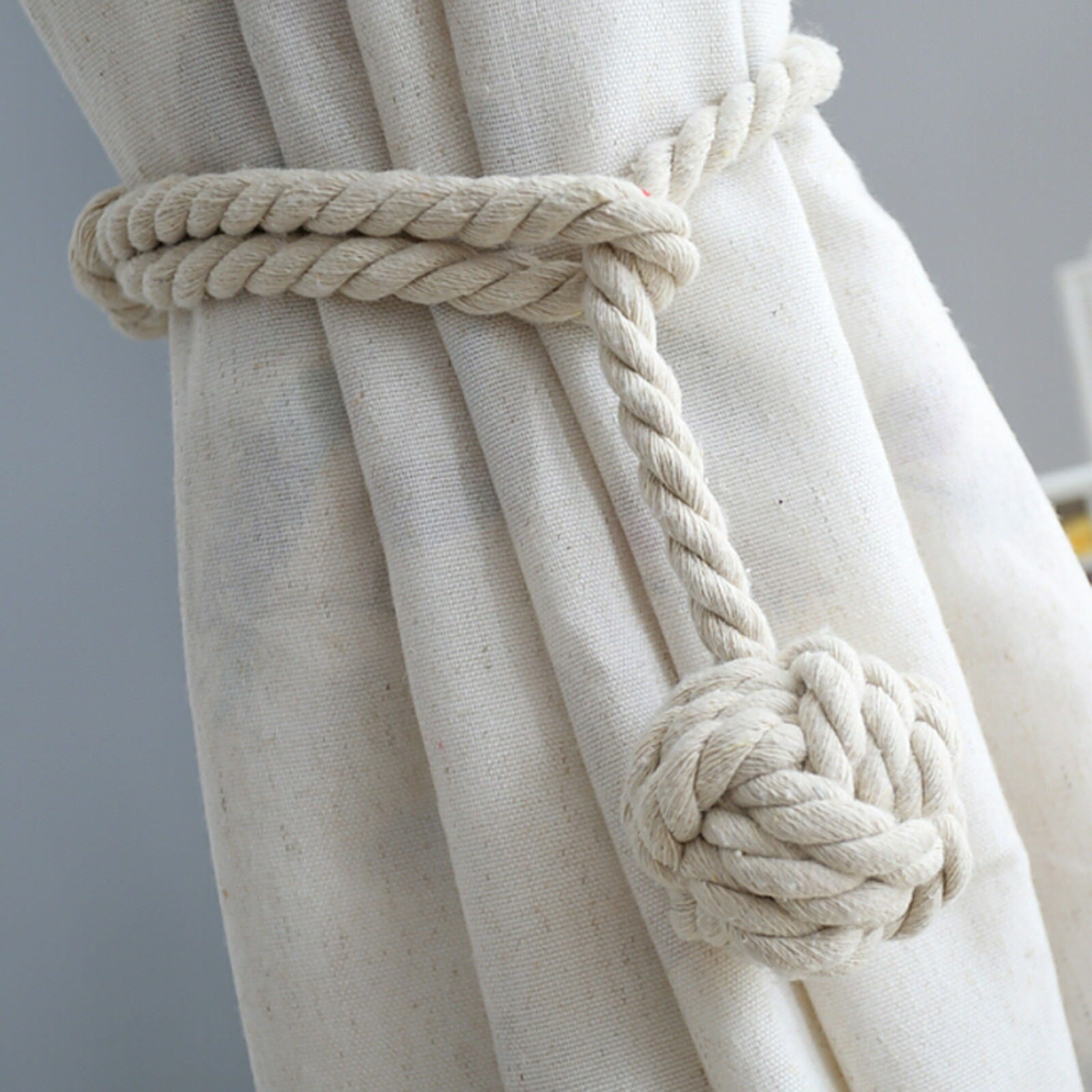 2Pcs curtain rope Ball Curtain Tie backs Holdbacks Curtains & Voiles UK