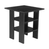 2 Tier Wooden Side End Table Nightstand Furniture Living Room Bedroom Storage