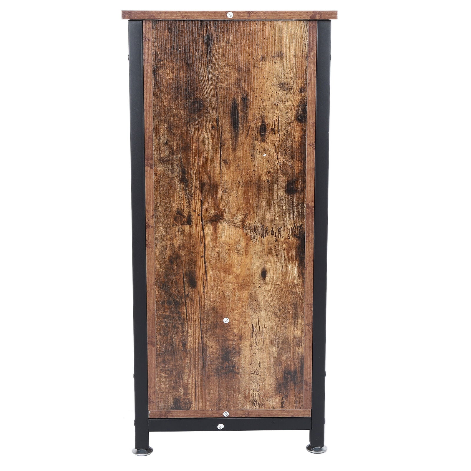 Industrial Bedside Table Cabinet Cupboard Nightstand Floor Freestanding w/ Door