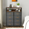 8 Drawers Chest of Drawers Unit Storage Cabinet Sideboard Bedroom Home Hallway