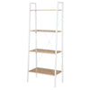 4-Tier Storage Rack Bookcase Display Plants Stand Shelf Metal Frame Ladder Shelf
