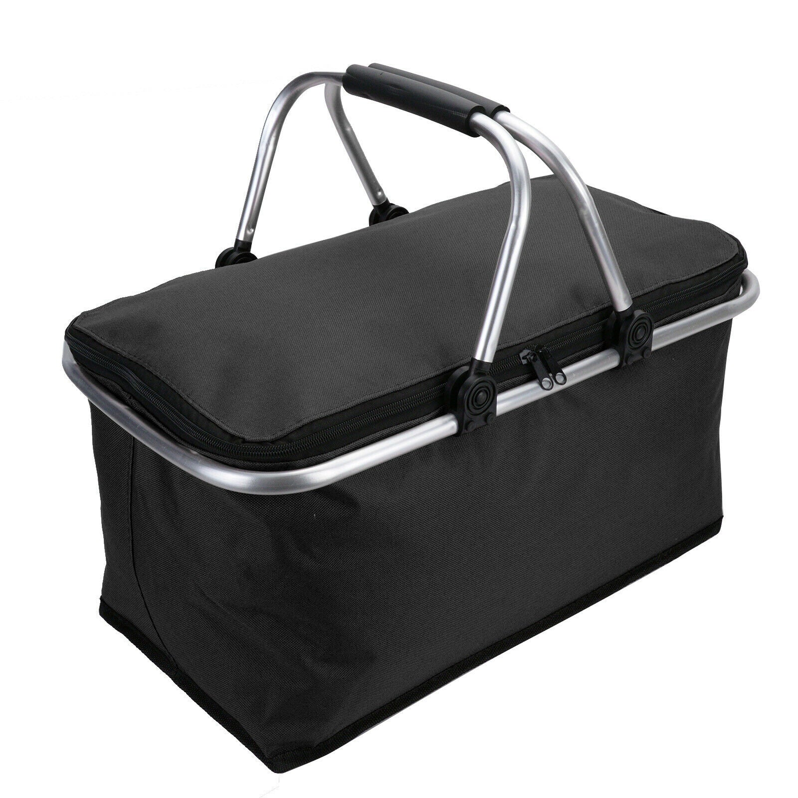 30L Insulated Folding Picnic Camping Shopping Cooler Cool Hamper Basket Bag Box