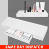 Wall Mounted Shelf 1 Drawer Floating Bedside Table Shelf Cabinet Nightstand Rack