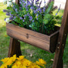 3-Tier Raised Garden Bed Vertical Freestanding Wooden Flower Rack